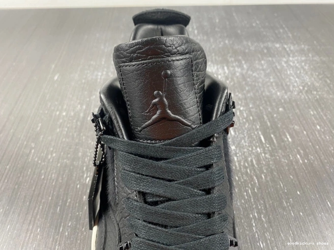 Cheap Jordan 819139-010 Black Hair Retro 4 Pony 0810